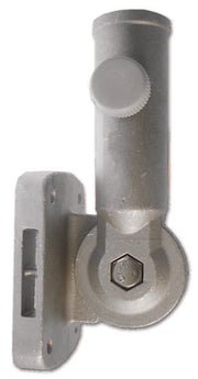 Silver Cast Aluminum Wall Bracket Indoor Outdoor Usage for 1" Pole