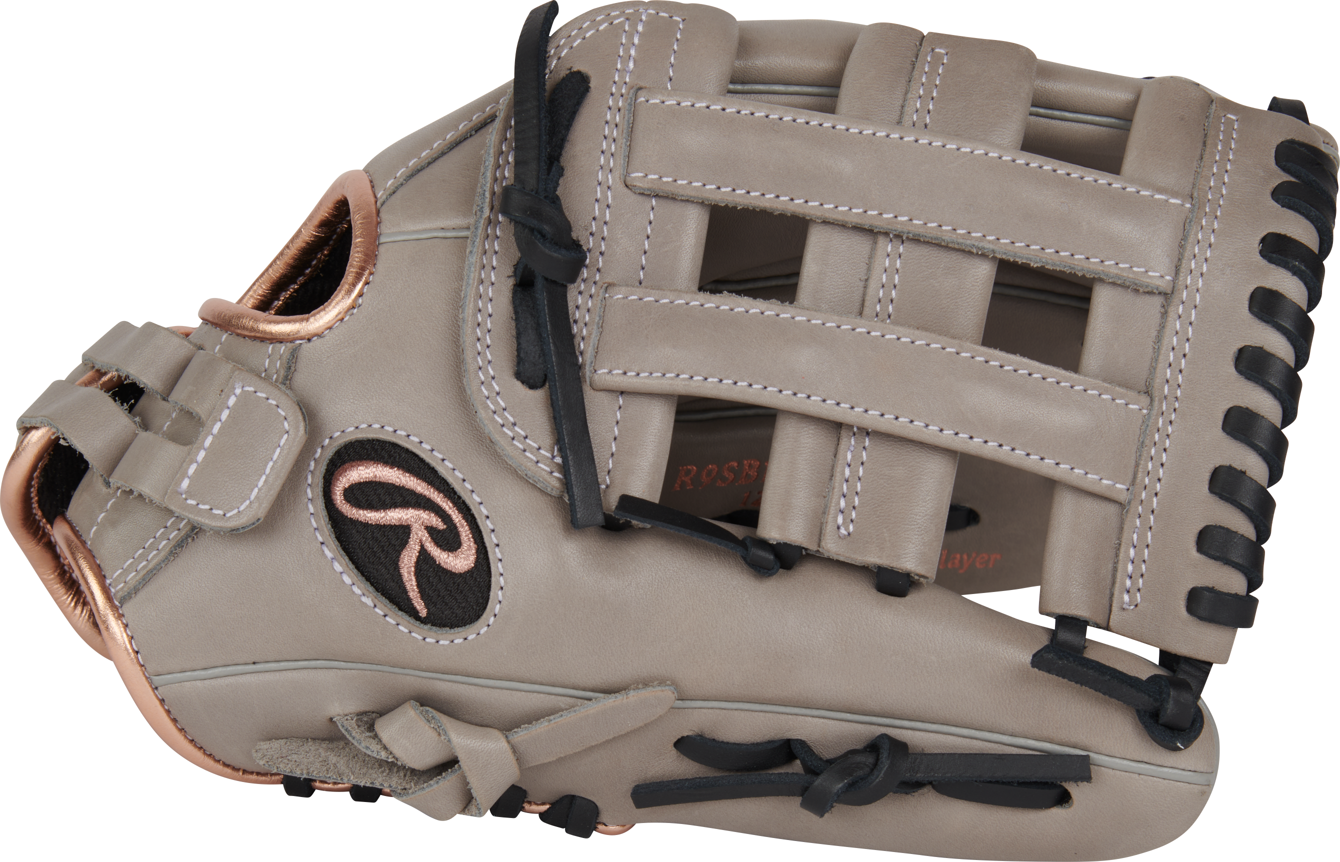 Rawlings R9 Contour Series 12-Inch Softball Glove - Right Hand Thrower - Gray