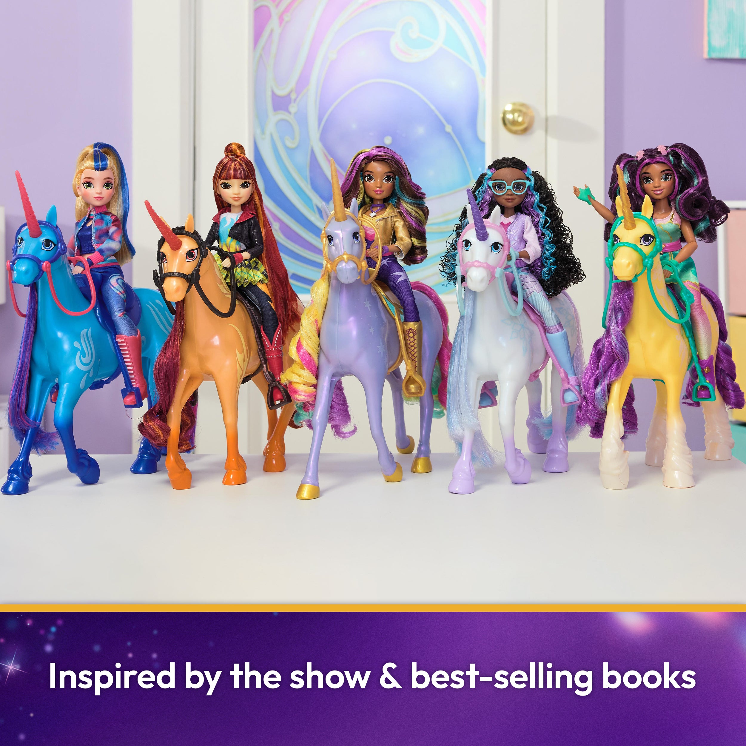 Unicorn Academy, Valentina Doll with 5 Accessories, 9.5”, Dolls & Unicorn Toys for Girls Ages 4 and up
