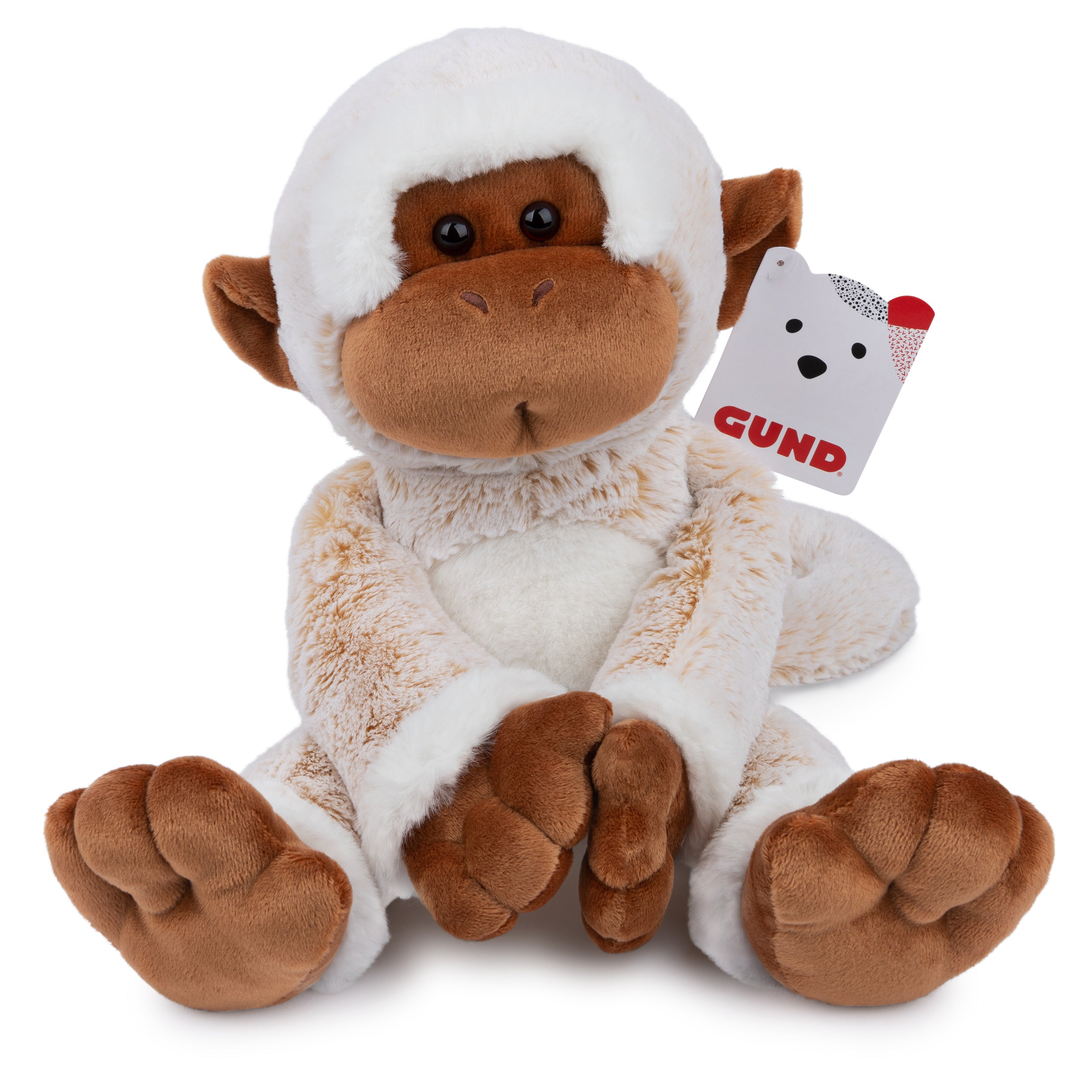 GUND Tilly the Monkey Plush, Premium Stuffed Animal for Ages 1 and Up, Cream/Brown, 15”