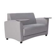 Pro Series Upholstered Common Area Sofa with Tablet - Gray/Cosmic Strandz