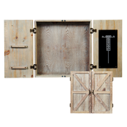 American Legend Barnwood Dartboard Cabinet