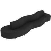 Pro Series Connect Curved Swell Seating, 16-Piece Set - Black