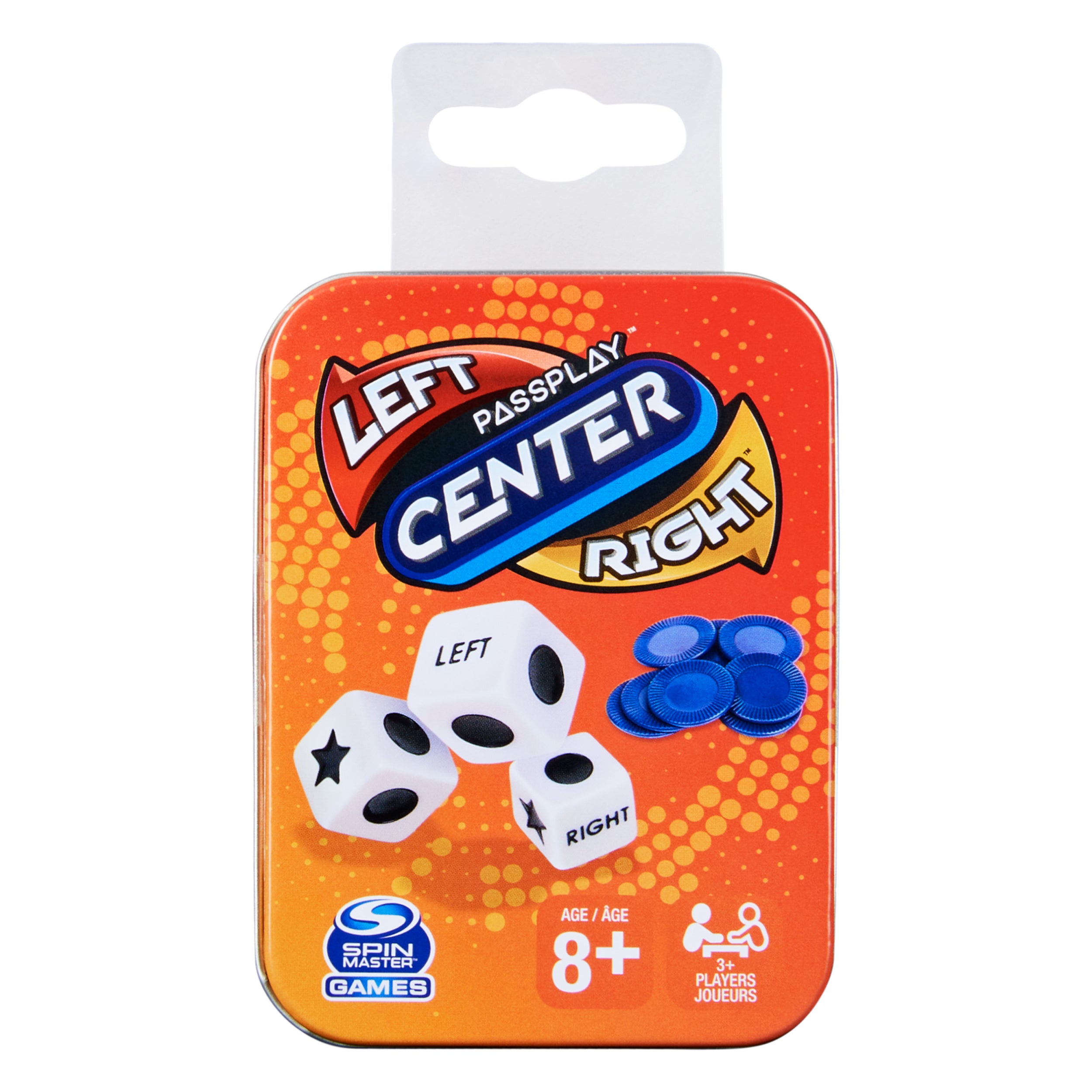 Passplay: The Game of Left Center Right, the Classic Dice Game in a Portable, Giftable Tin