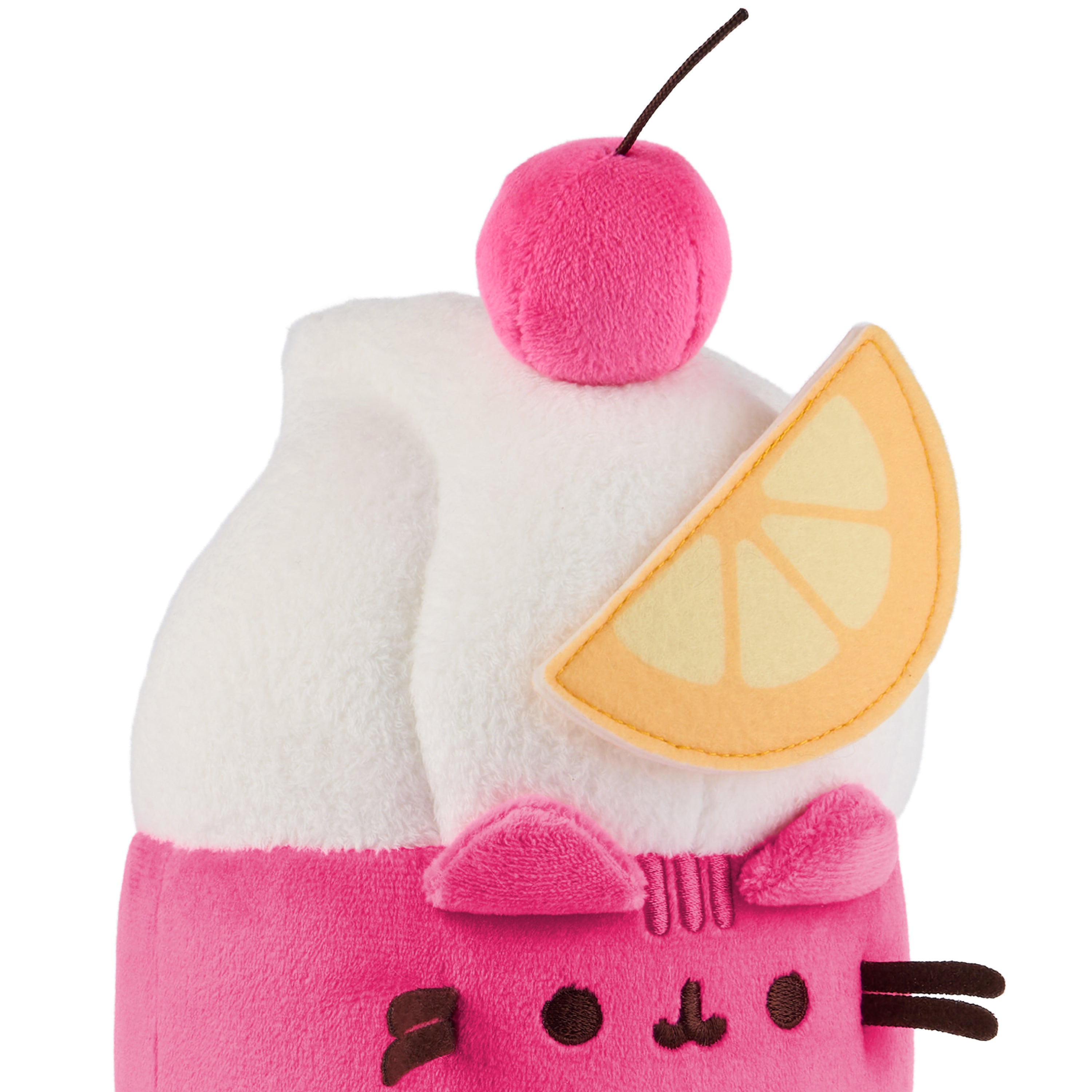 GUND Pusheen’s Kitchen: Fruit Parfait Plush, Toy Dessert Food Stuffed Animal for Ages 8 and Up, Pink, 9.5”