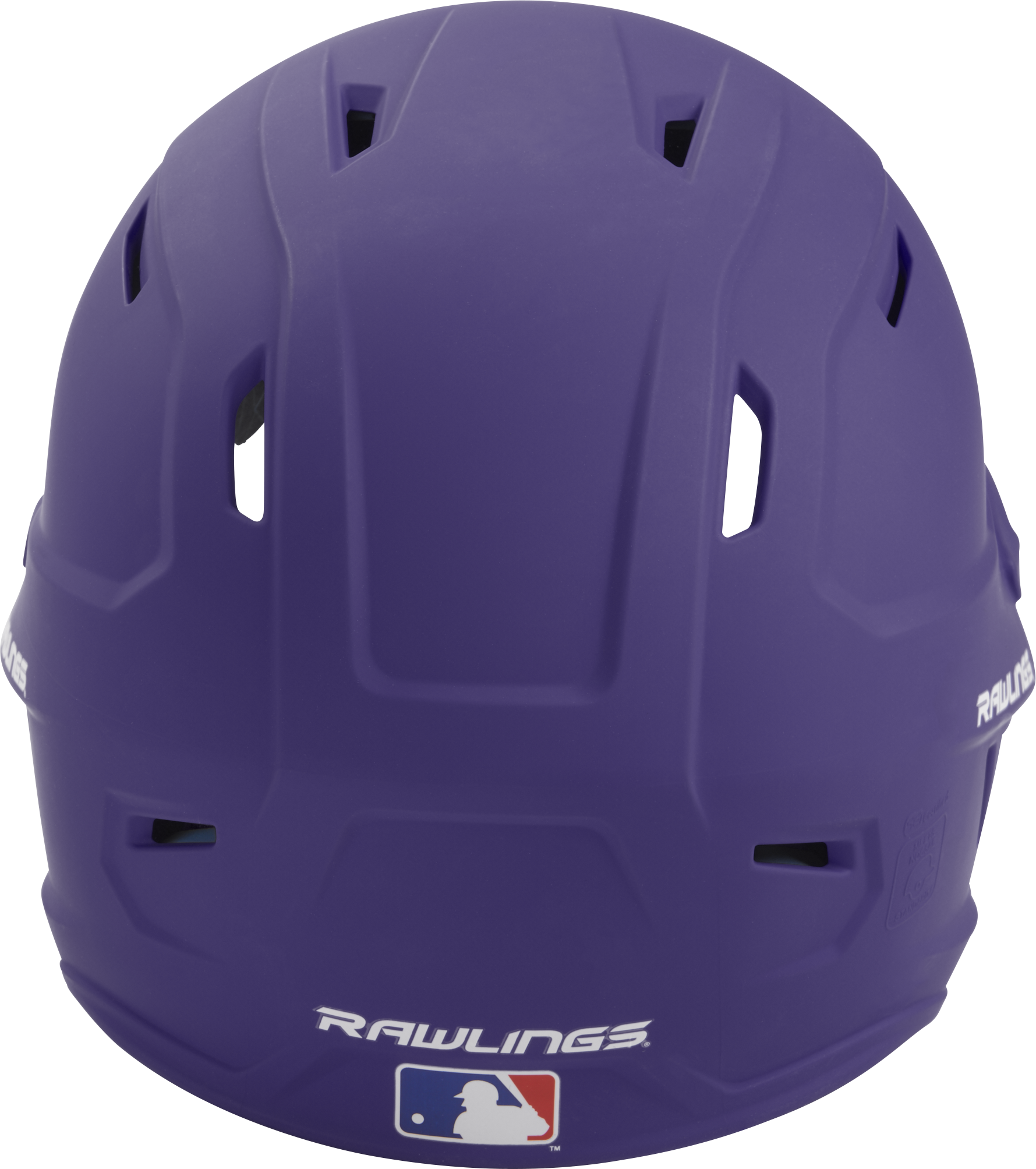 Rawlings Mach Matte Senior Baseball Helmet - Purple