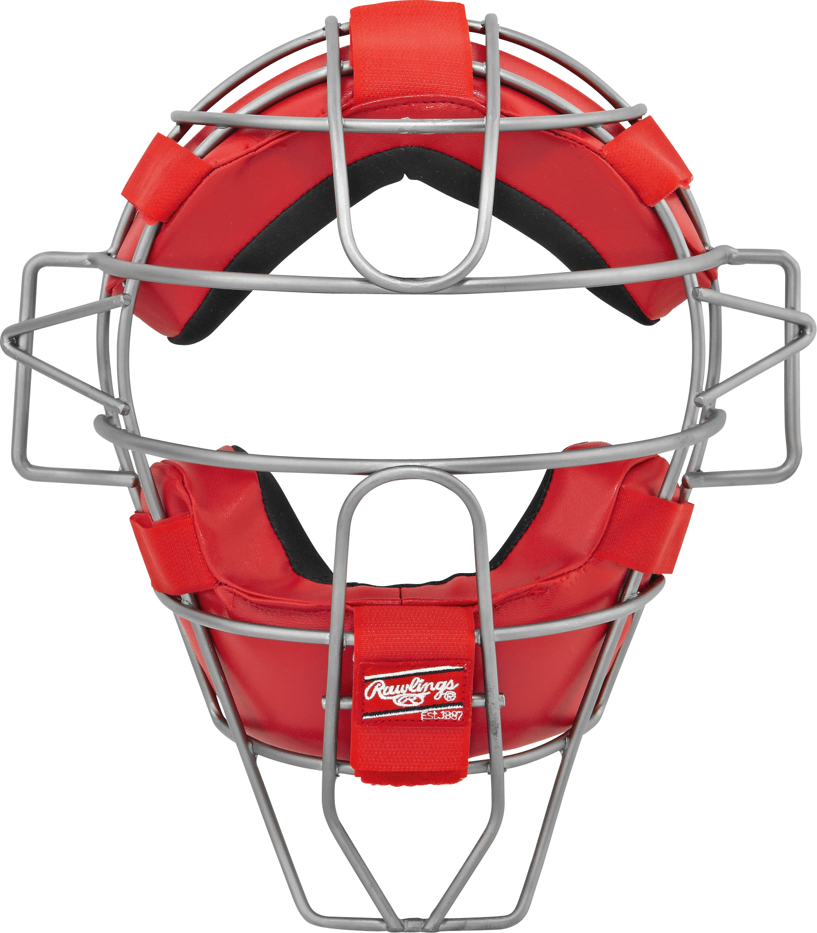 Rawlings Hollow Wire Adult Light Weight Umpire Mask - Scarlet