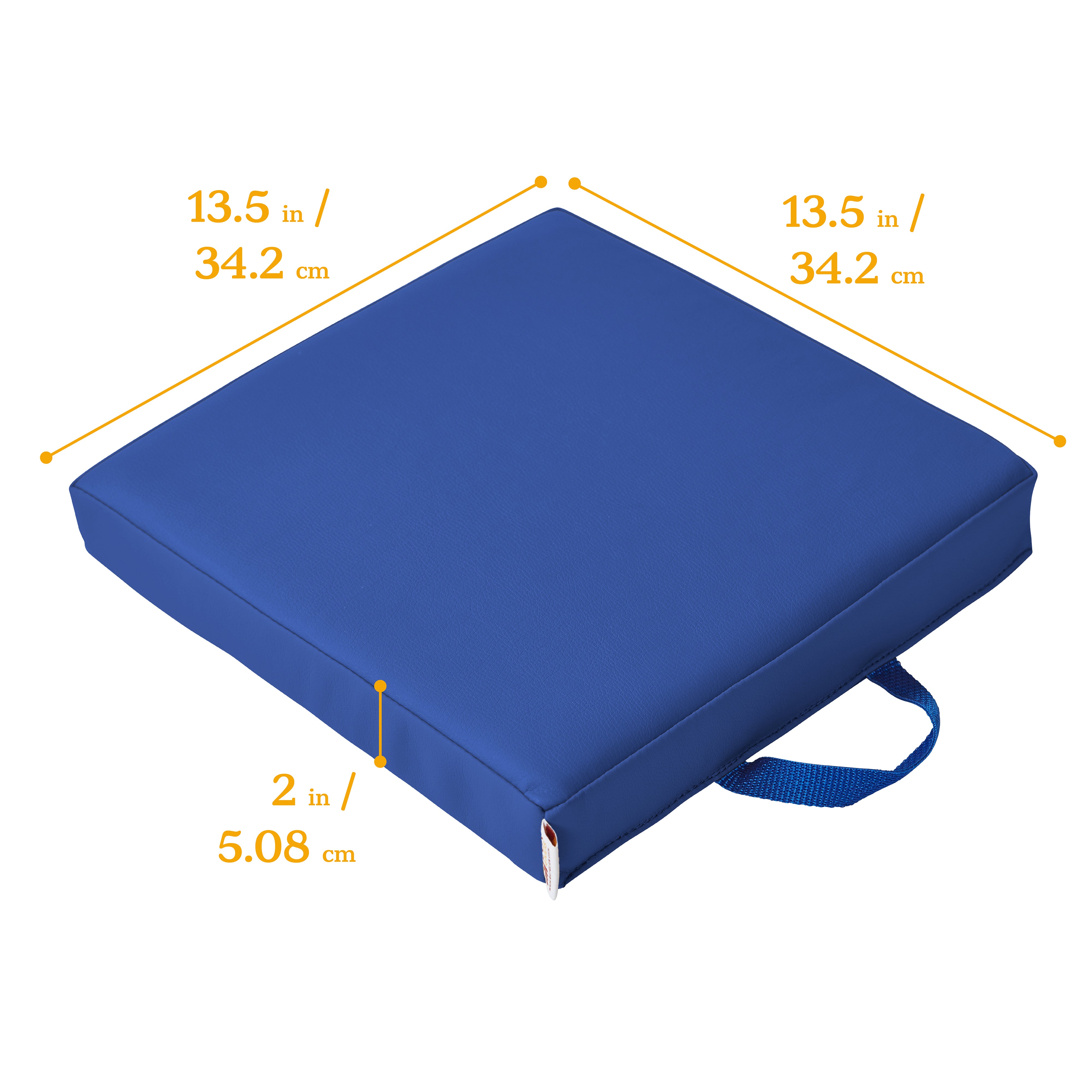 SoftZone Square Floor Cushion with Handle 6-Piece - Assorted