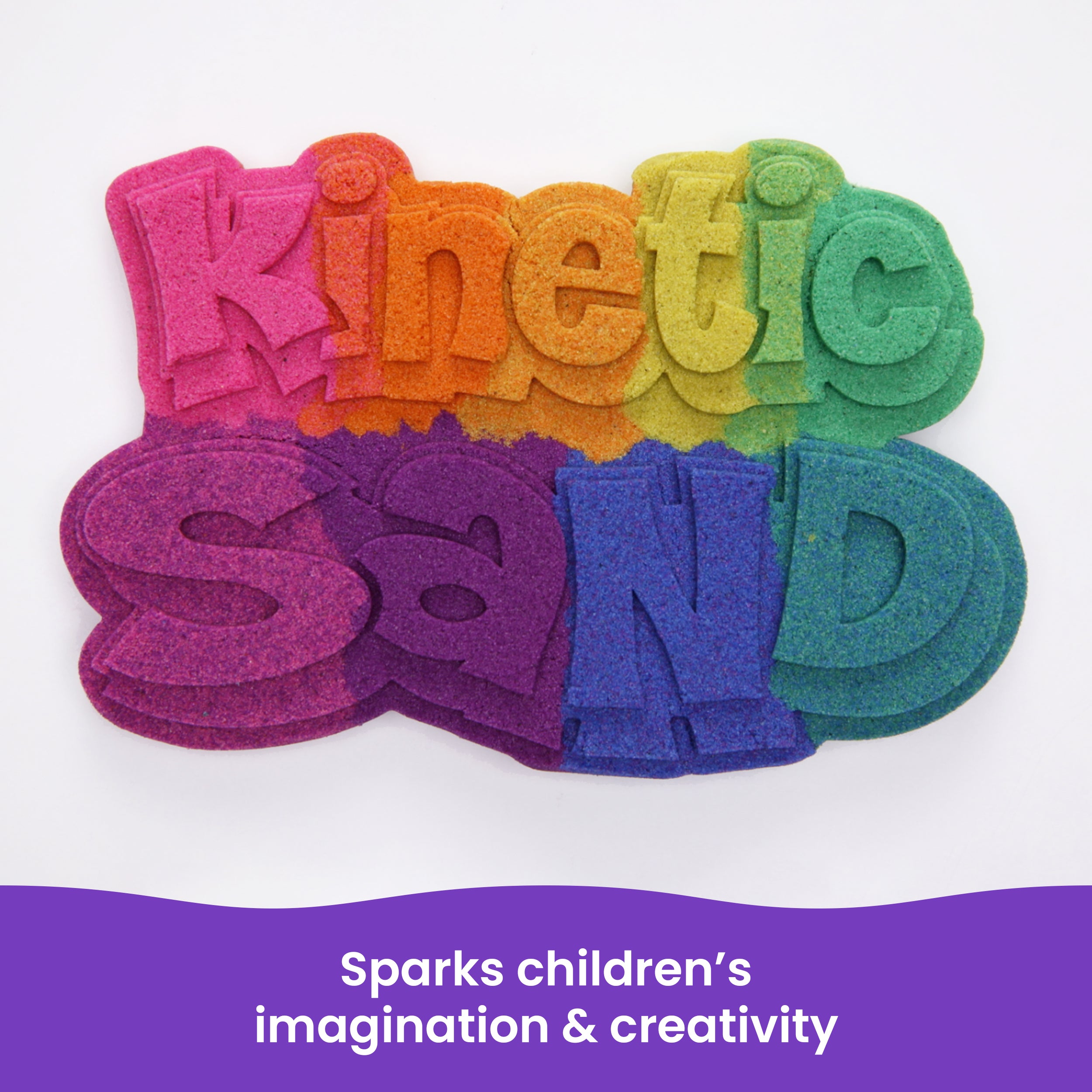 Kinetic Sand, 2lbs Pink Play Sand, Moldable Sensory Toys for Kids, Resealable Bag Packaging May Vary, for Ages 3 and up