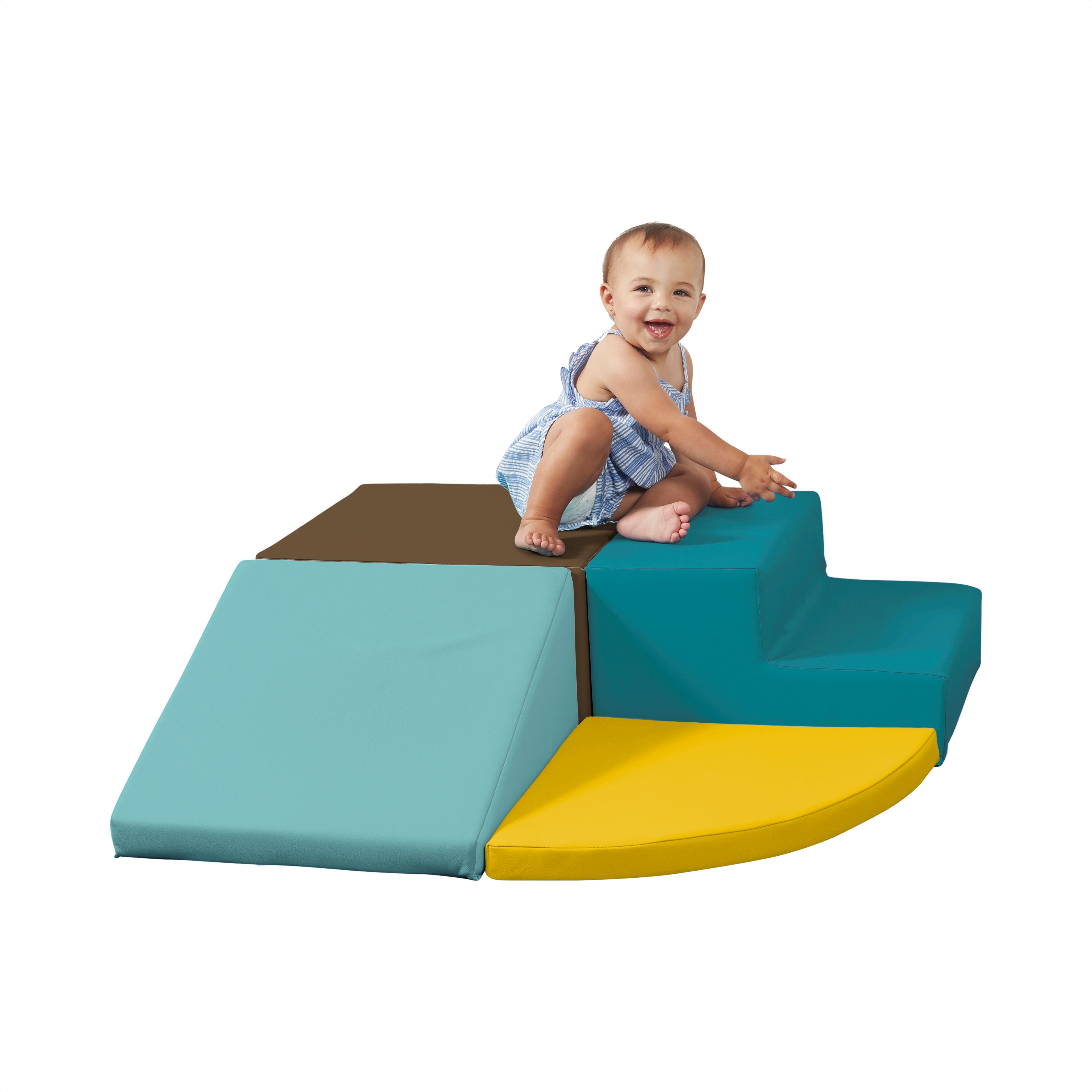 SoftScape Toddler Playtime Corner Climber - Earthtone/Contemporary