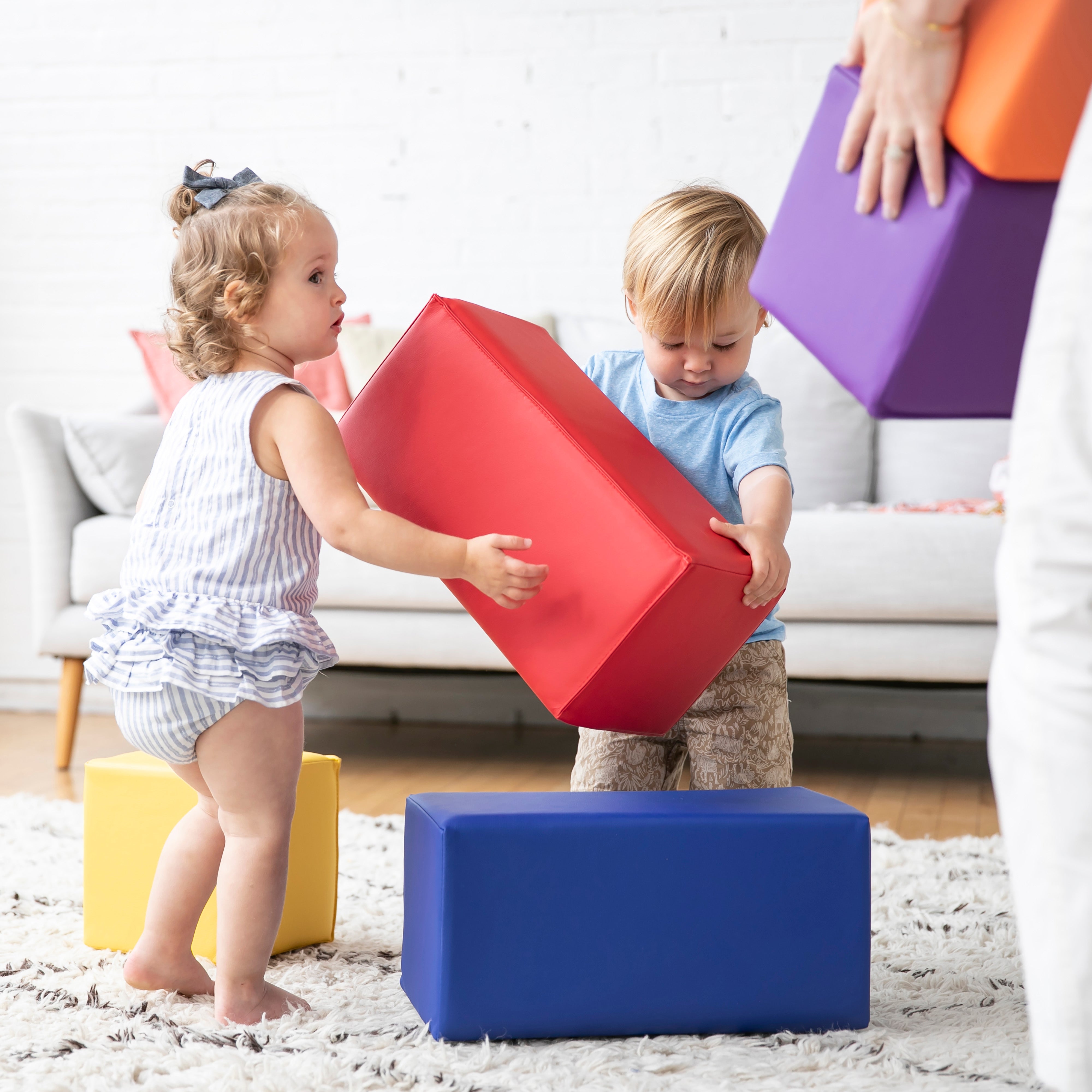 SoftZone Toddler Foam Blocks 7-Piece - Assorted