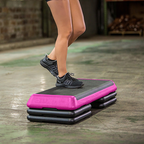Original Health Club Step Pink/Black (4 Risers) New
