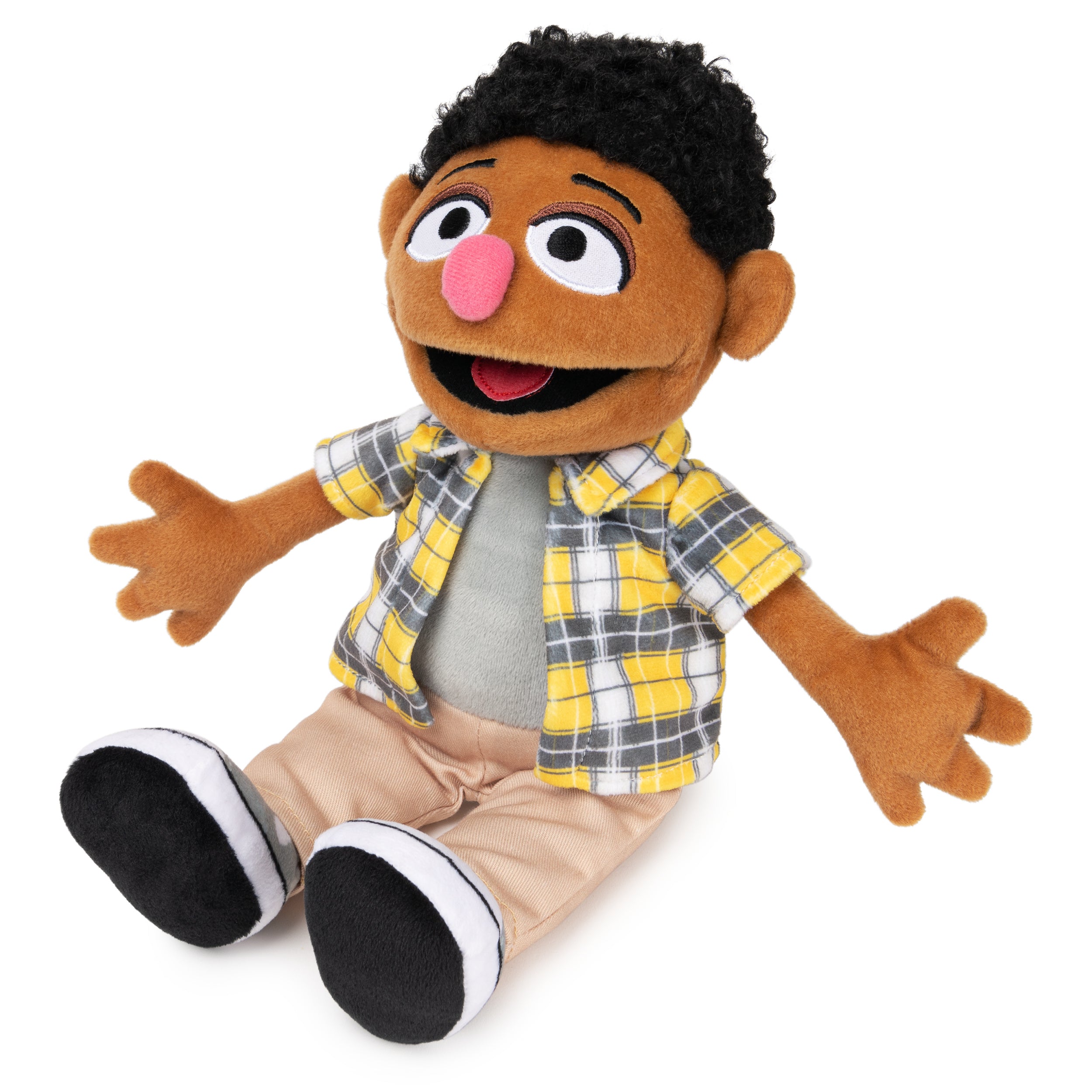 GUND Sesame Street Official Tamir Plush, Premium Plush Doll for Ages 1 & Up, 13”