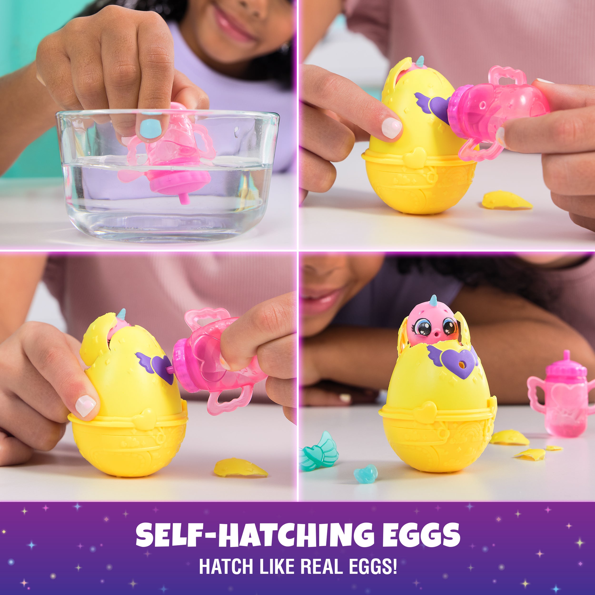 Hatchimals Alive, Neon Rainbow Spring Basket Toy Styles May Vary, 3 Self-Hatching Easter Eggs, Fun Gift & Kids Toys for Girls & Boys Ages 3 and up