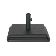 40 lb Black Umbrella Base with Steel Stem