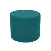 Tufted Round Ottoman 16" Height - Teal