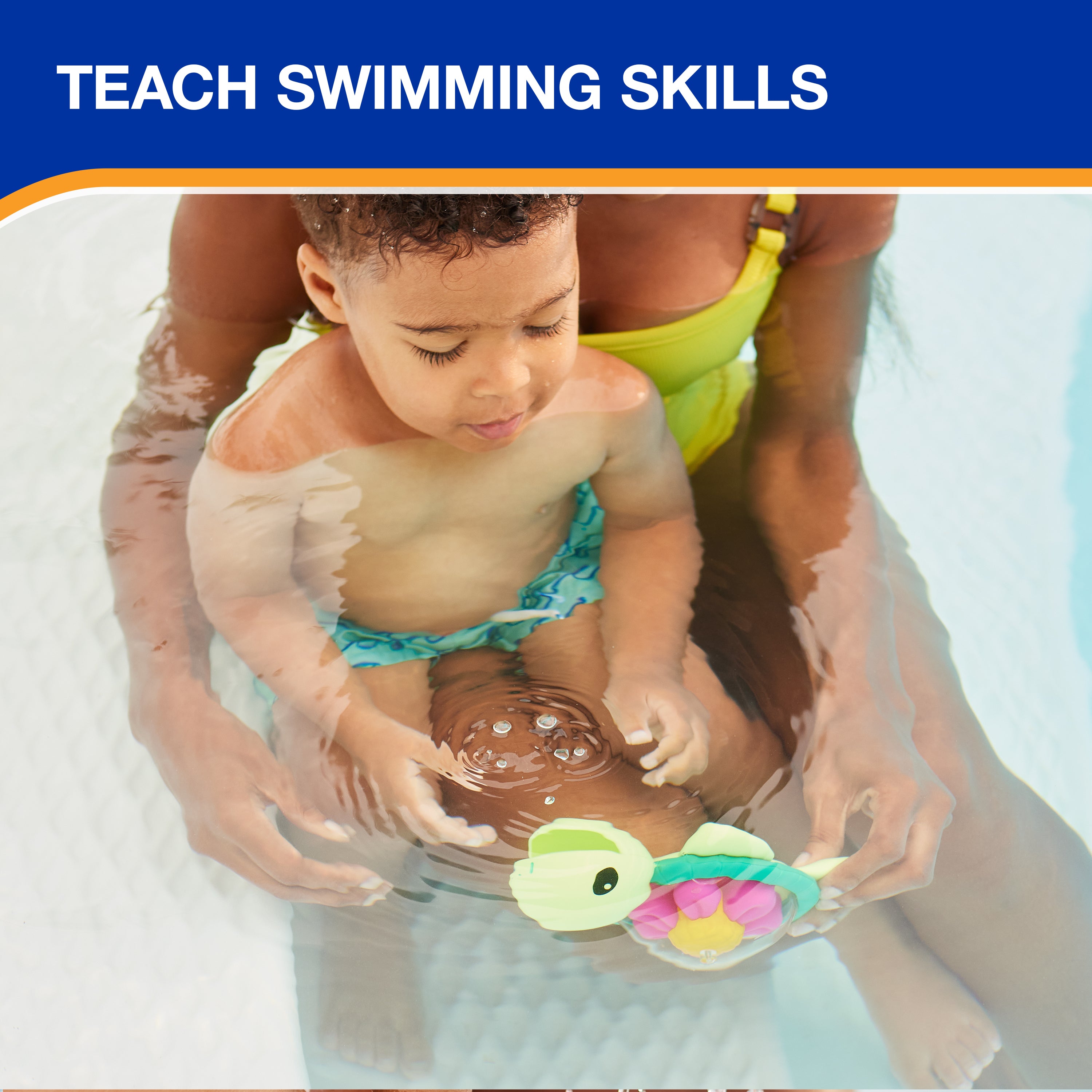 SwimWays Water Wheel Turtle, Kids Pool Accessories & Swimming Pool Toys, Turtle-Themed Water Toys for Kids Ages 2 & Up