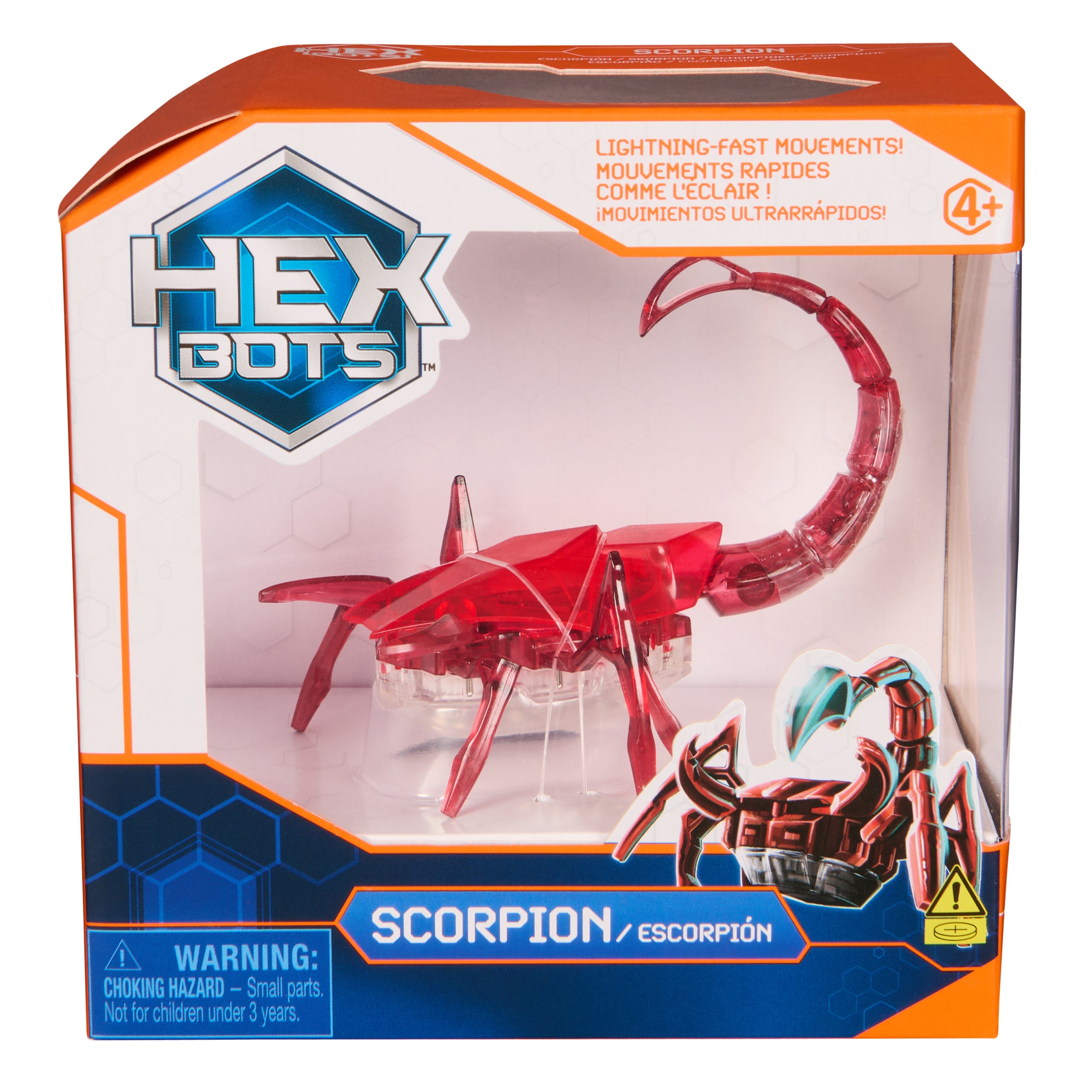 HEX BOTS Robotic Scorpion, Autonomous Mechanic Scorpion Toys for Kids, Adjustable Robotic Scorpion Figure, Robot Toys for Boys & Girls Ages 4 & Up, Styles May Vary