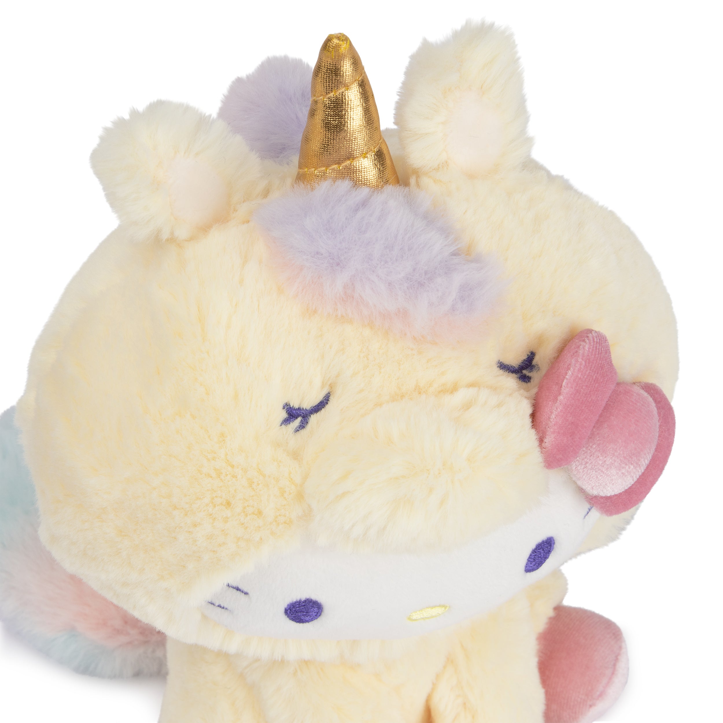 GUND Sanrio Hello Kitty Unicorn Plush Toy, Premium Stuffed Animal for Ages 1 and Up, Yellow, 6”