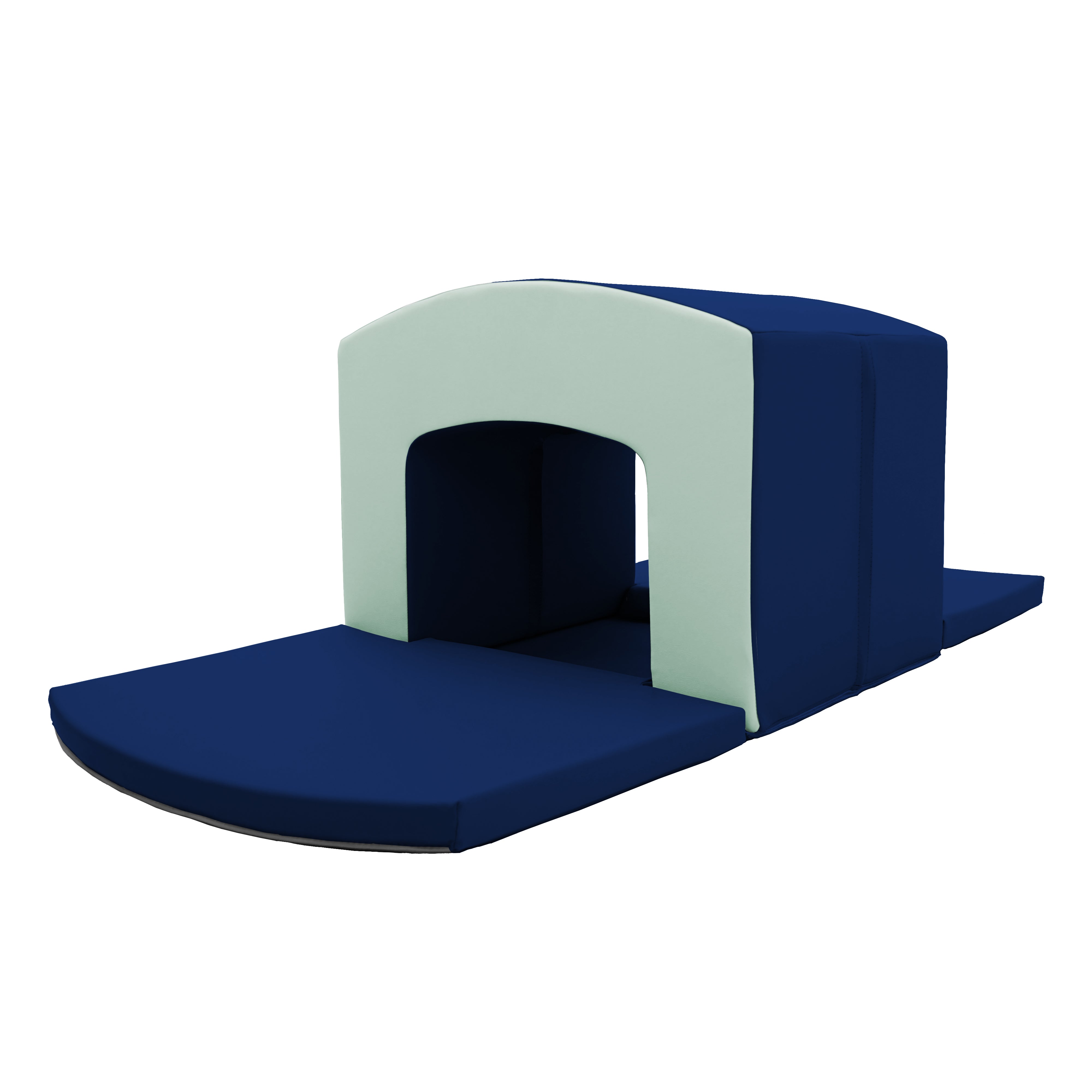 SoftScape Curved Top Tunnel Climber, 3-Piece Set - Eclipse/Aloe