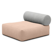 Jaxx Tybee Large Outdoor Lounge w/ Bolster - Sunbrella Petal