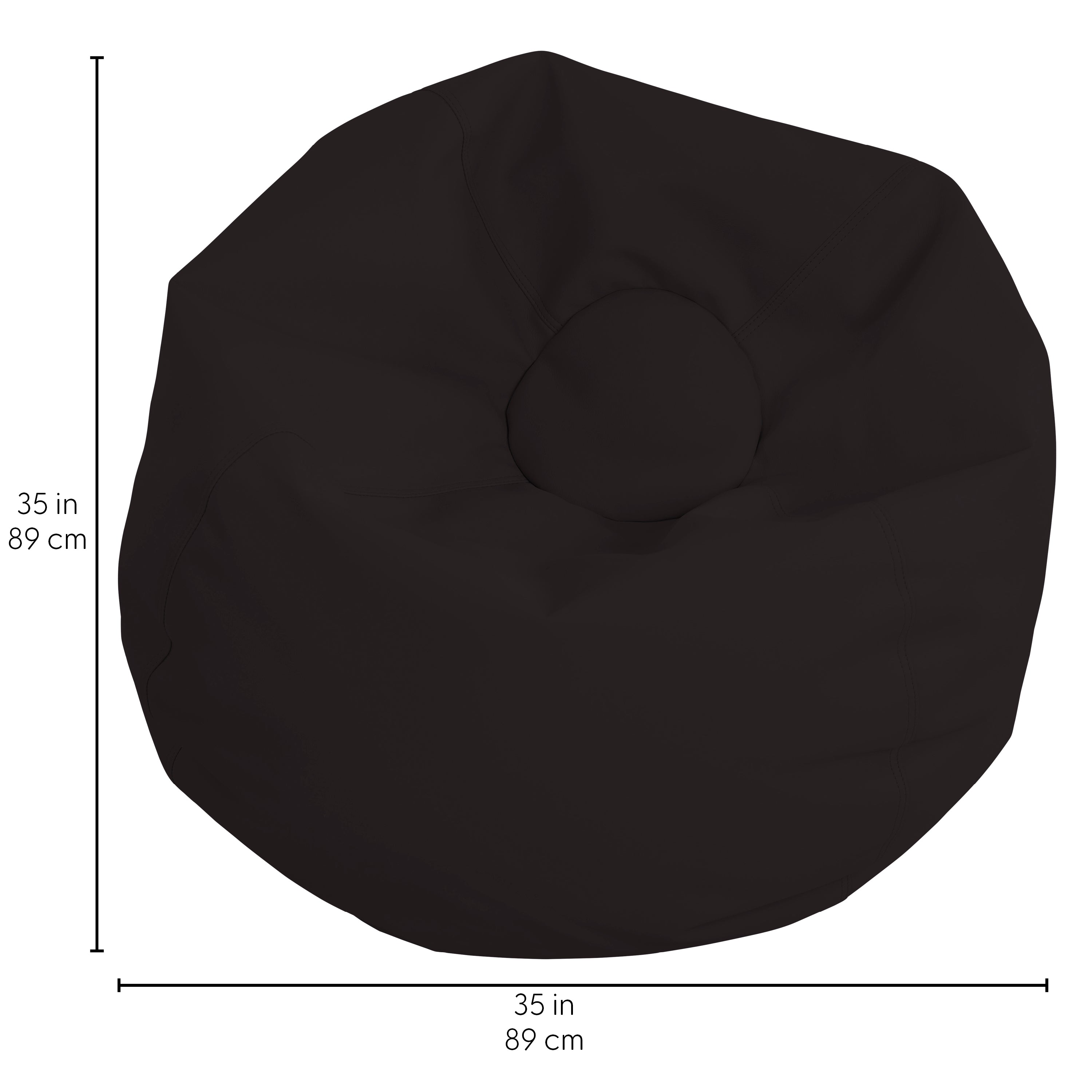 SoftScape Classic 35" Standard Bean Bag - Black