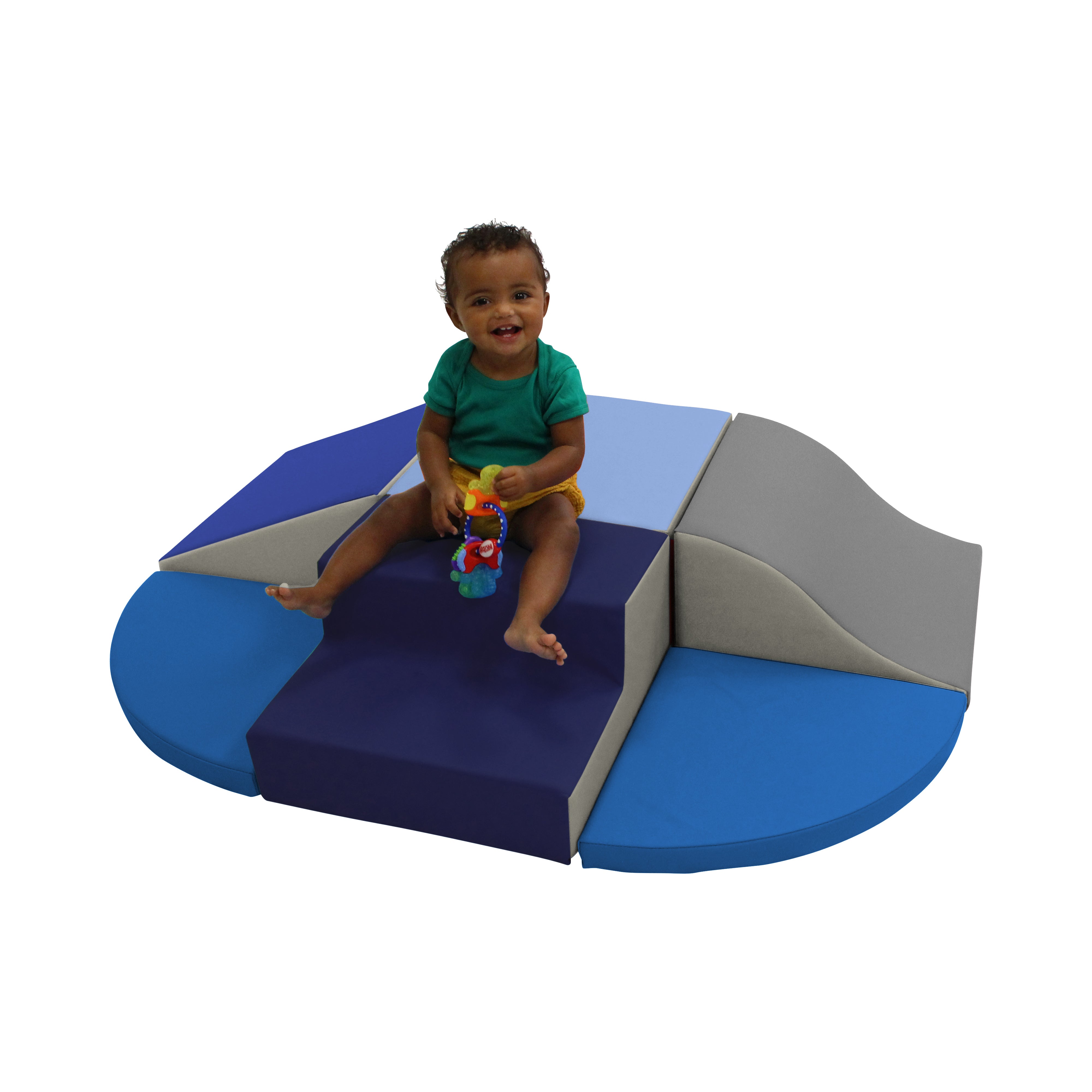 SoftScape Toddler Playtime All Around Climber - Navy/Powder Blue
