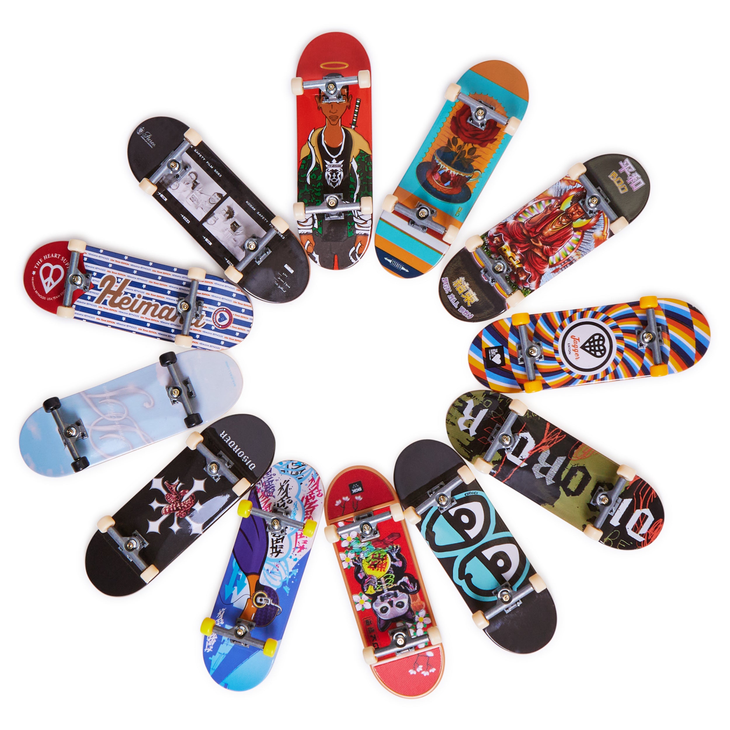 Tech Deck, 96mm Fingerboard Mini Skateboard with Authentic Designs, For Ages 6 and Up Styles May Vary