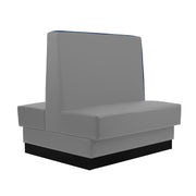 Pro Series Double-Sided Restaurant Booth Seating - Dark Gray
