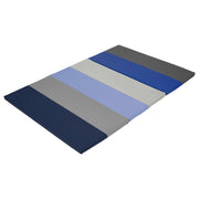 SoftScape 4ft x 6ft Runway Tumbling Mat - Navy/Powder Blue