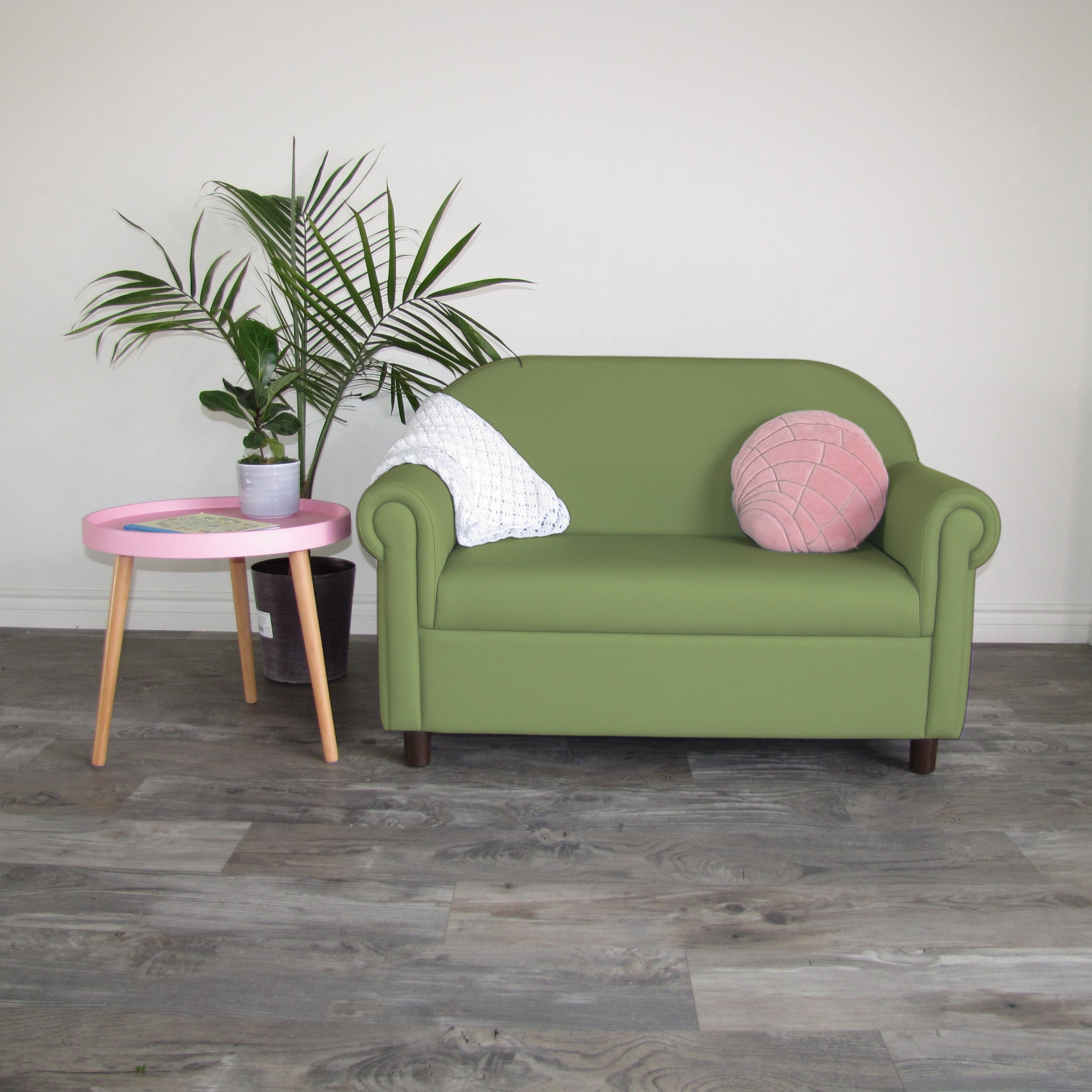 Little Lux Youth Sofa - Fern Green