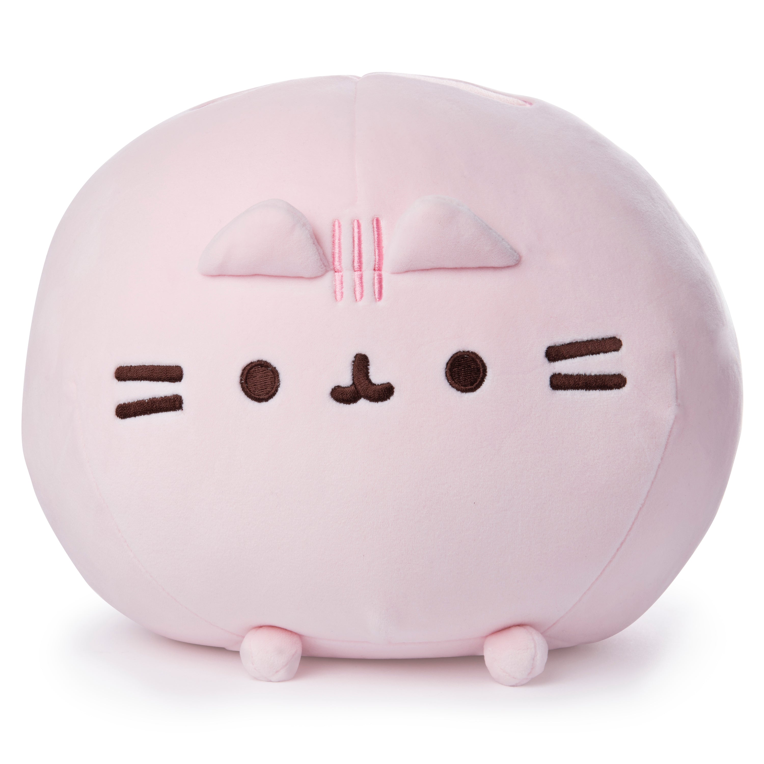 GUND Pusheen Squisheen Squishy Round Plush Stuffed Cat for Ages 1 and Up, Pink, 11”