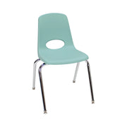 18" Stack Chair with Swivel Glides - Seafoam