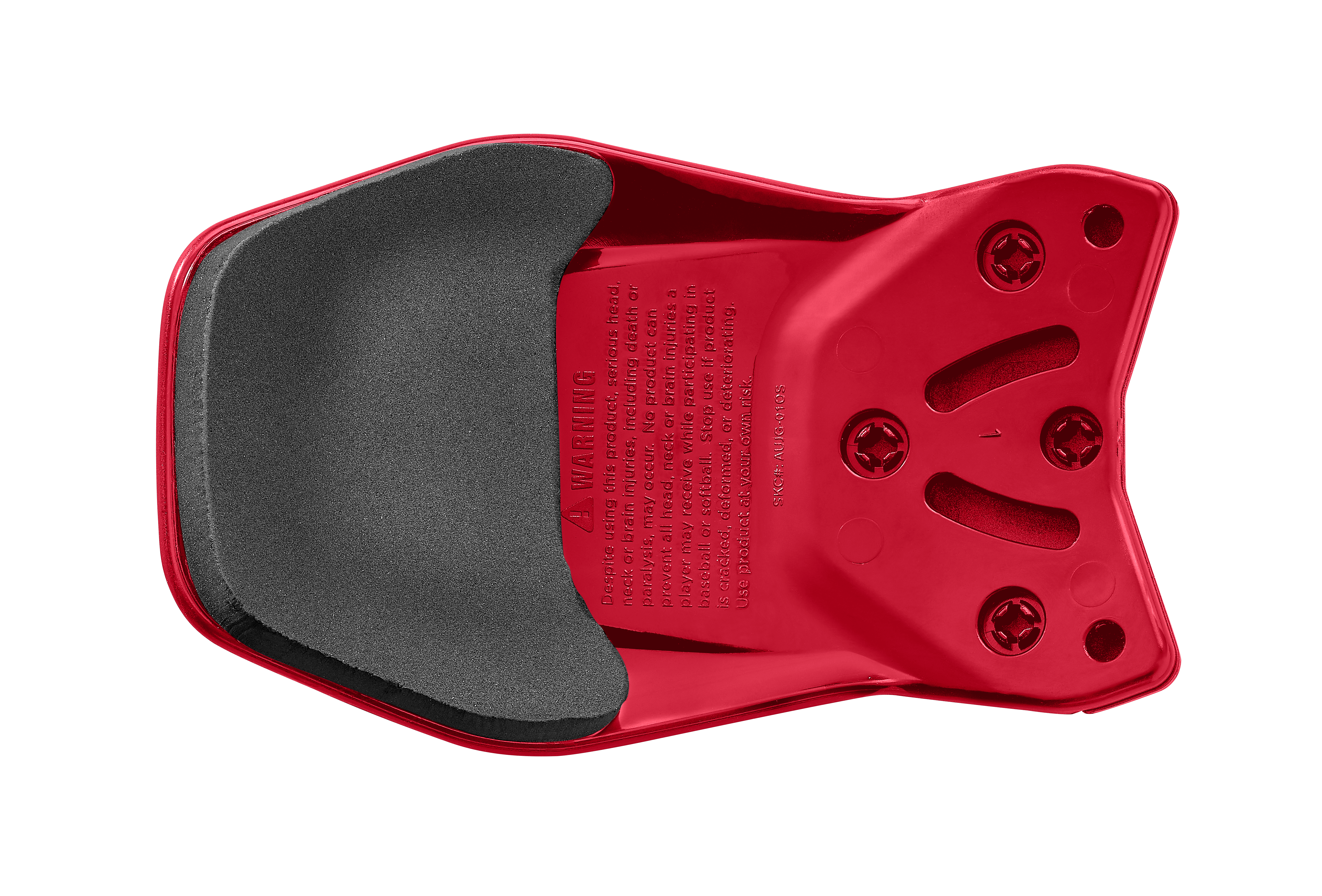 Easton Multi-Adjust Matte Jaw Guard - Red