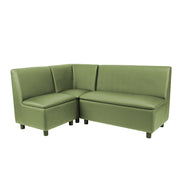 Kid Comfort Collective Modular L-Shaped Seating, 3-Piece Set - Fern Green