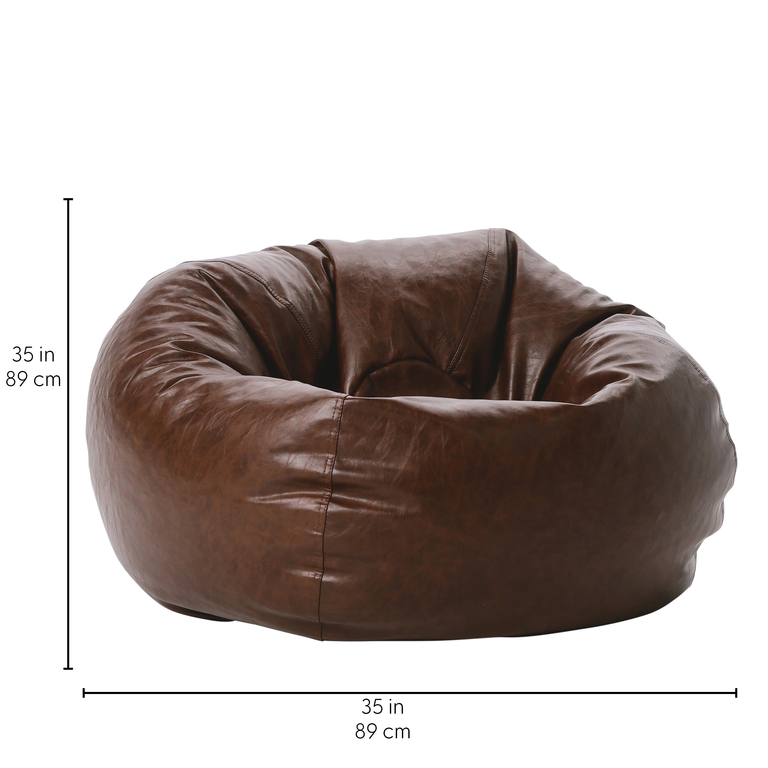 Rustic Classic 35" Standard Bean Bag - Walnut