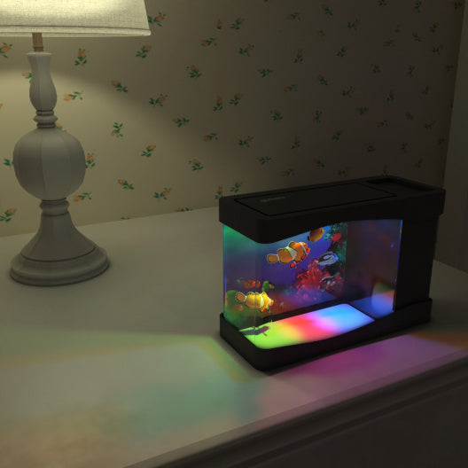 Mini Artificial Aquarium (9" H x 3" W x 4.7" L)