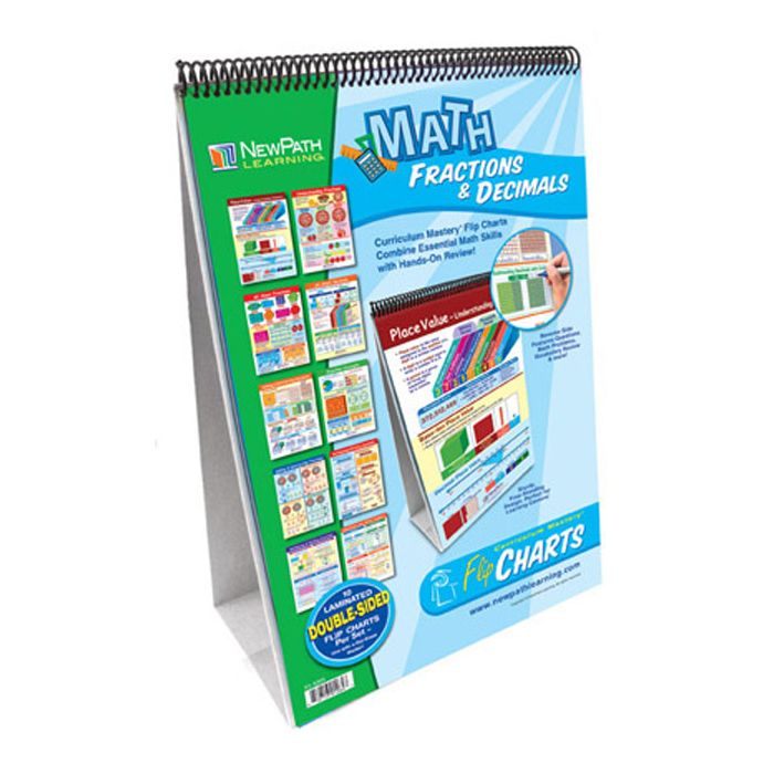 Fractions & Decimals (Grades 3 - 5) Set - Curriculum Mastery Flip Charts