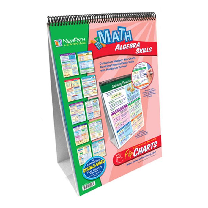 Algebra Skills (Grades 6 - 10) Set - Curriculum Mastery Flip Charts