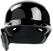 Rawlings Mach Adult Gloss Left Handed Batter Single Ear Batting Helmet - Small - Black