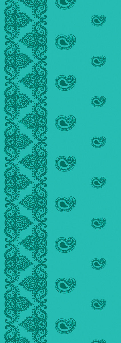 YOGA & PILATES MAT Incense - Aquamarine - 1/4"H x 24"W x 68"L