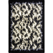 Inferno 5'4" x 7'8" area rug in color Charcoal