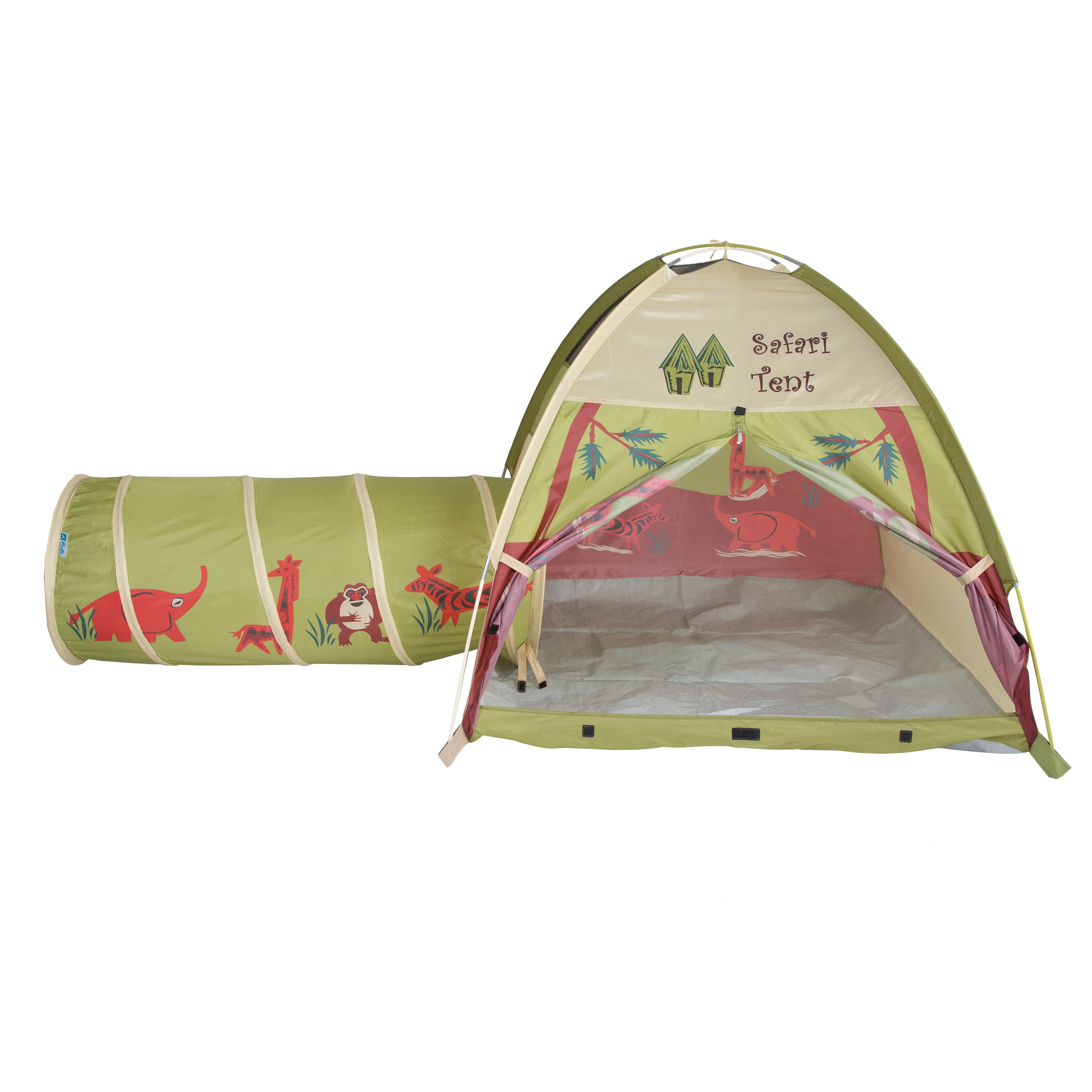Jungle Safari Tent and Tunnel Combo