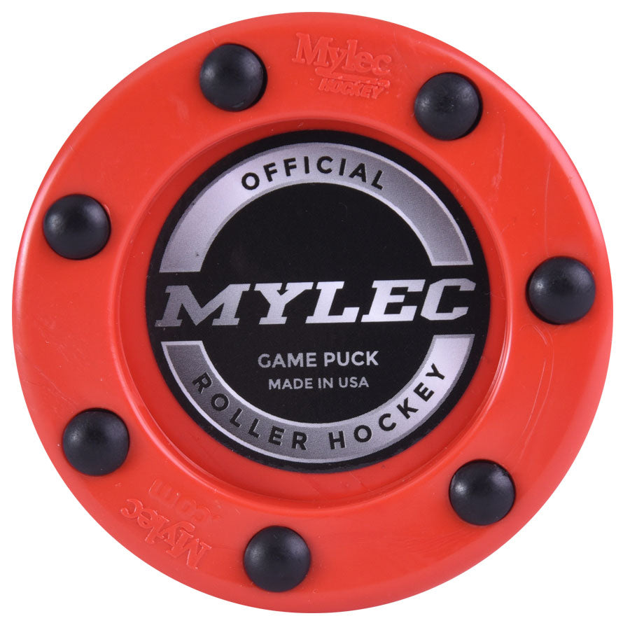 Official Roller Hockey Game Puck – Red – 3 Pack