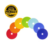 Silicone Bath Toy & Scrub / Rainbow Spot / 7 pack