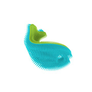 Silicone Bath Scrub / Green Fish (Aqua/Green)
