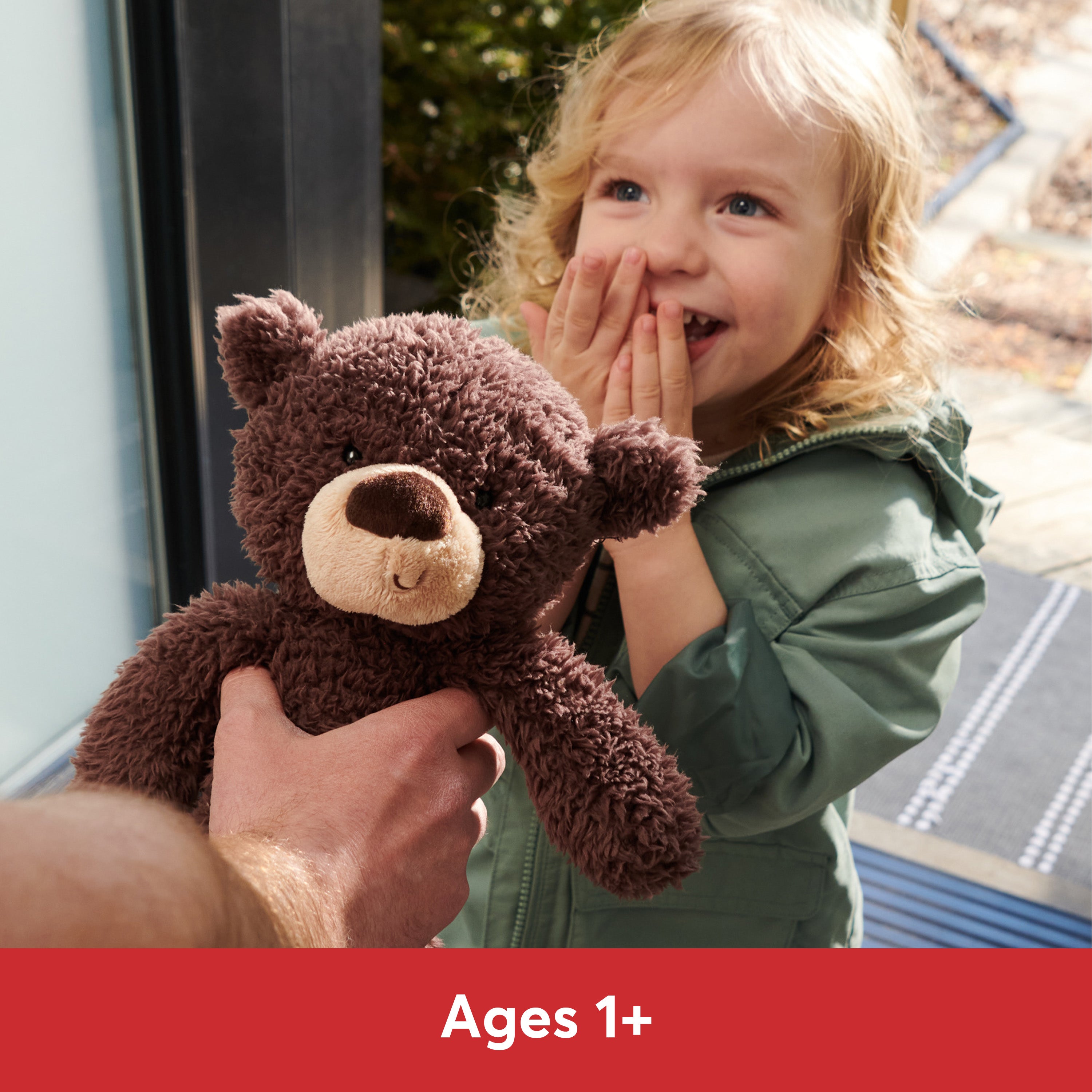 GUND Fuzzy Teddy Bear, Premium Stuffed Animal for Ages 1 and Up, Chocolate Brown, 13.5”