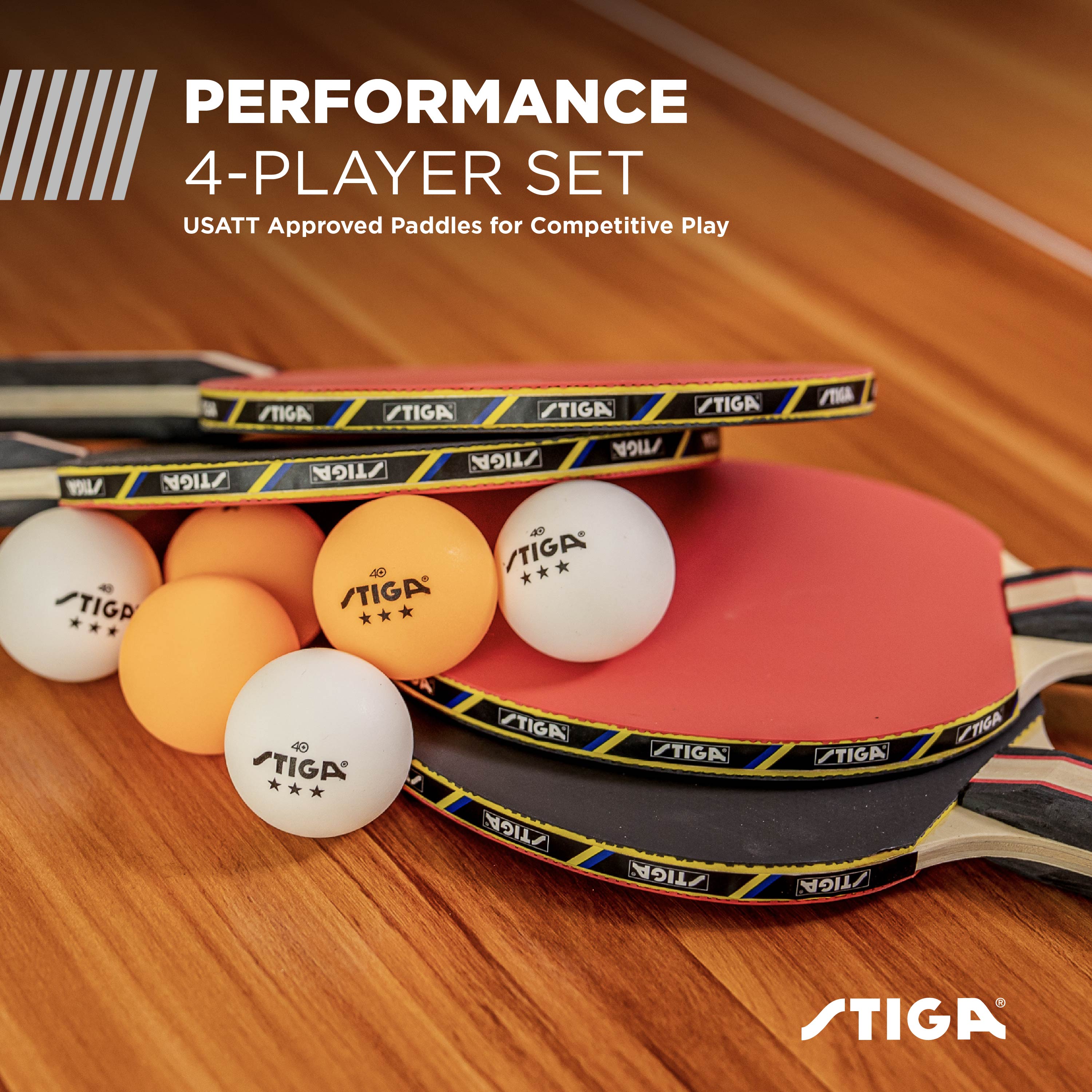 STIGA Performance 4-Player Set