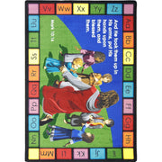 Into His Arms 5'4" x 7'8" area rug in color Multi