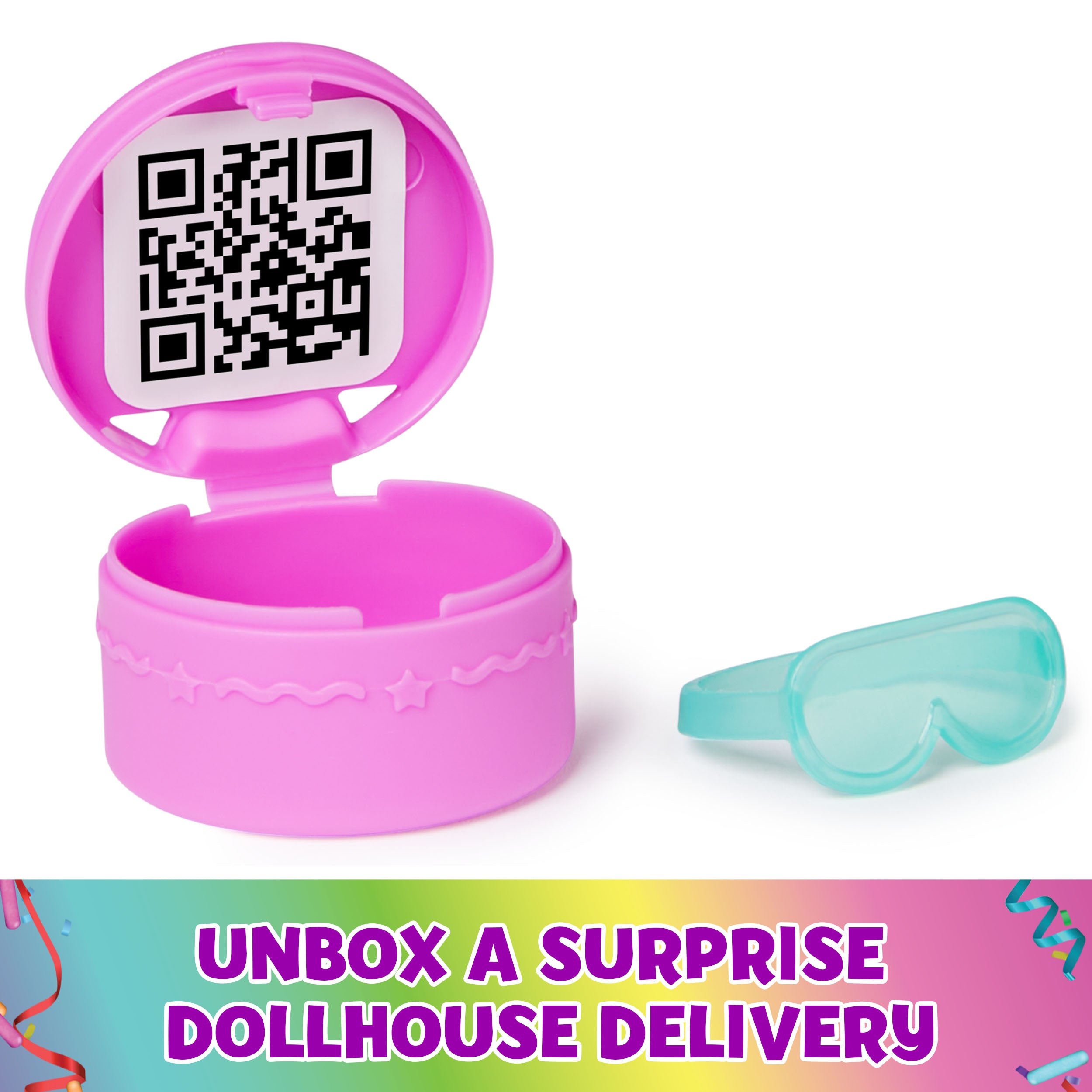 Gabby’s Dollhouse, Celebration Series MerCat Bobble Figure with Dollhouse Furniture and Accessories, Kids Toys for Girls & Boys Ages 3 and Up